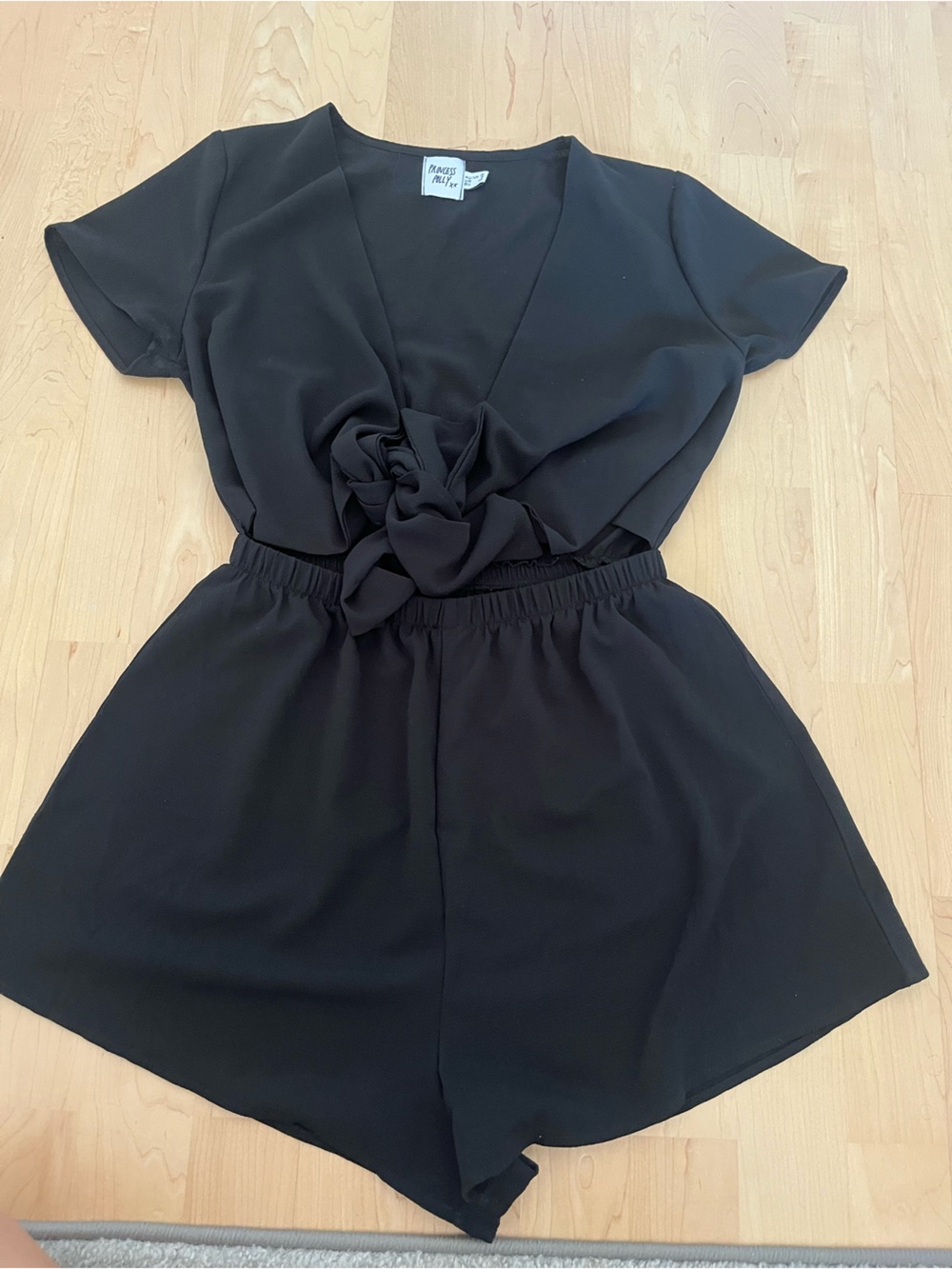 Princess Polly tie front romper